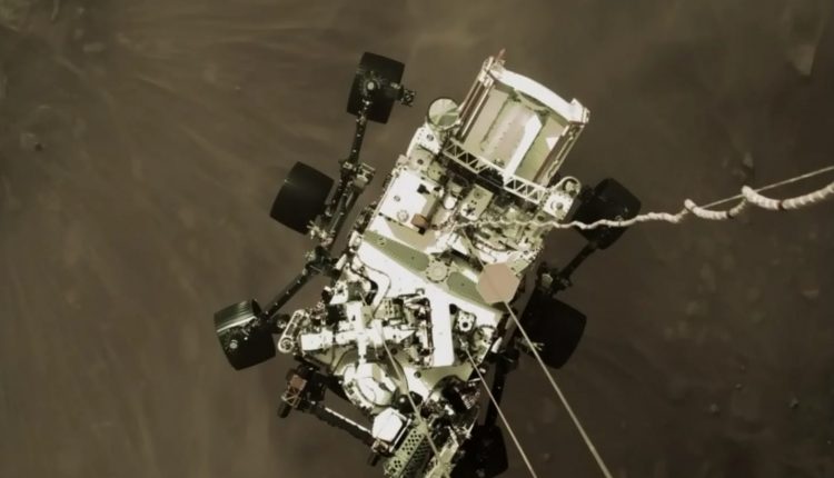 Watch NASA's first video of a Mars landing with rover Perseverance