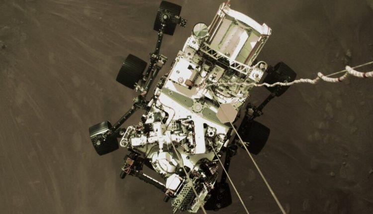 Photos Show NASA Perseverance Rover Landing on Mars