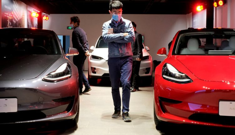 Tesla’s Stock Tumbles Amid Sales Worries and Market Volatility