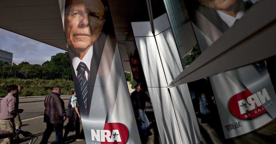 N.R.A. Chief Takes the Stand, With Cracks in His Armor