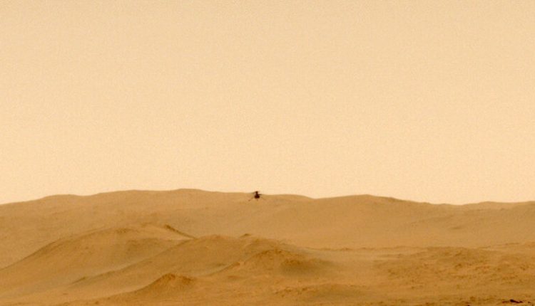NASA Mars Helicopter Makes One-Way Flight to New Mission