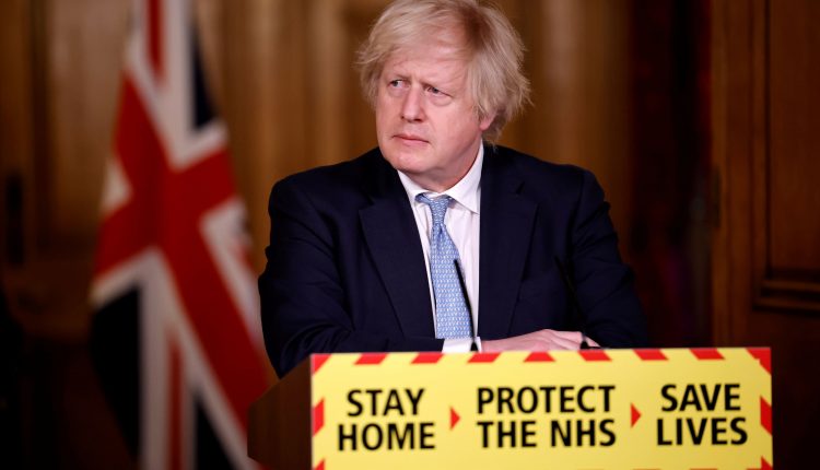 Hug with 'care and common sense,' Boris Johnson says