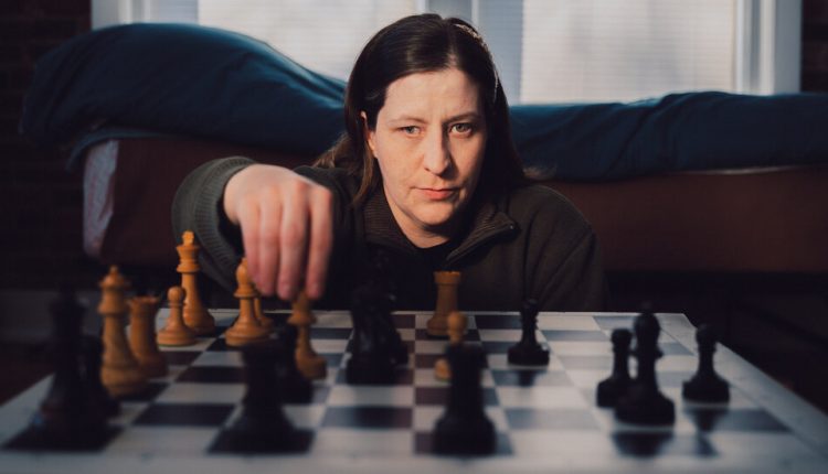 She’s a Chess Champion Who Can Barely See the Board
