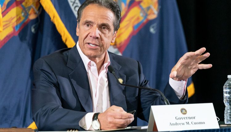 New York Gov. Cuomo briefs the press on Covid pandemic