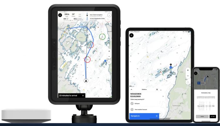 Multiple devices with the Orca chart plot interface.