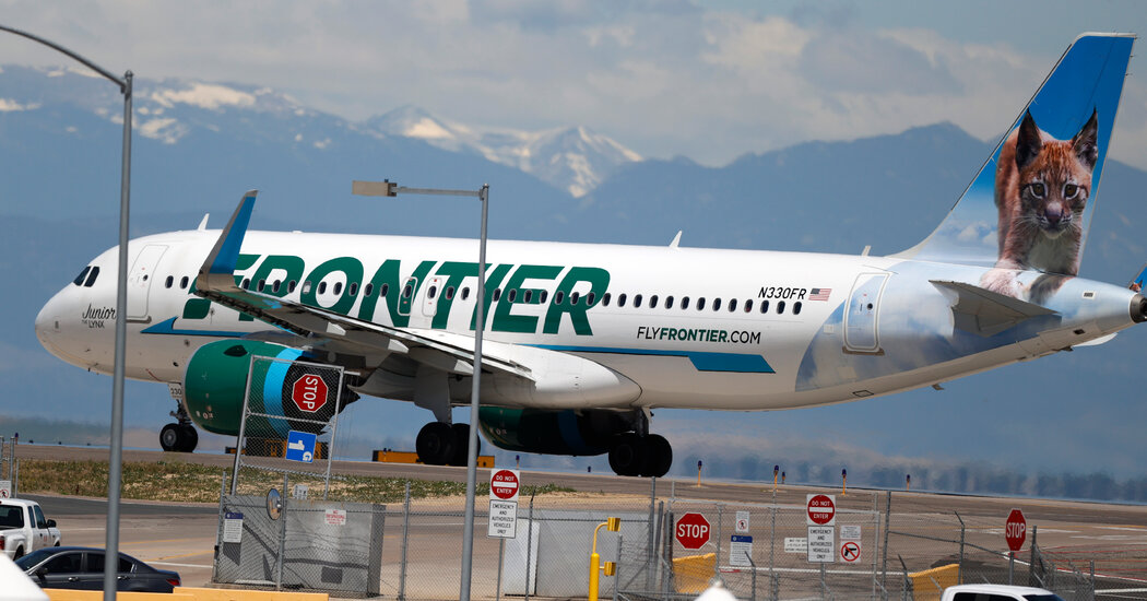 Frontier Cancels Flight, Citing Maskless Passengers