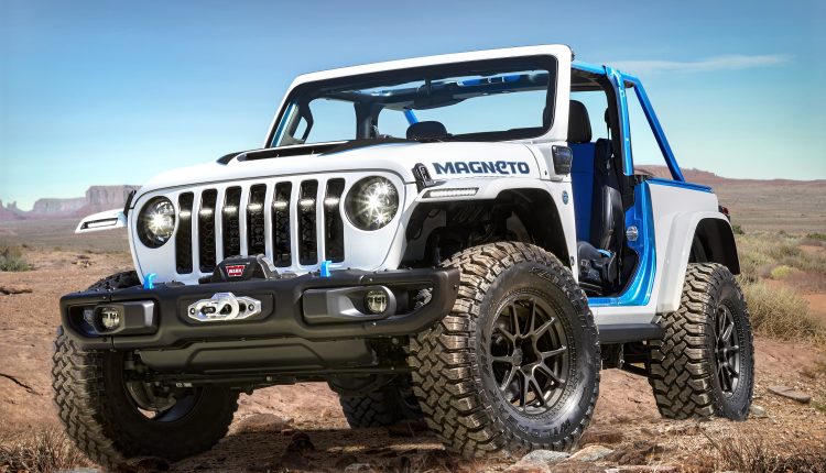 Jeep unveils all-electric Wrangler concept SUV