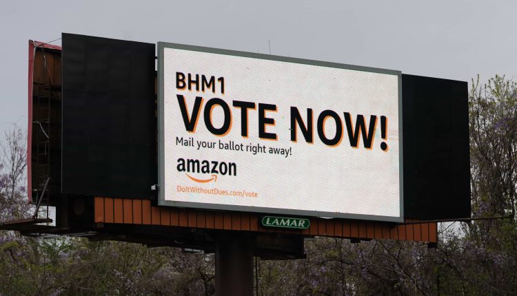 Amazon's PR campaign ahead of union vote shows how worried it is