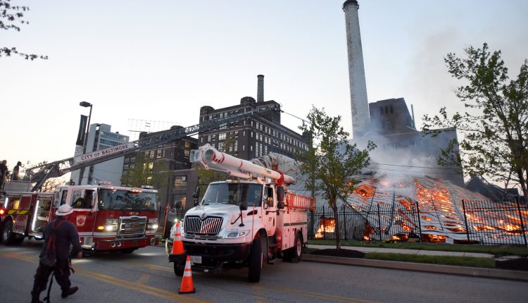 Fire breaks out at Baltimore's iconic Domino Sugar factory
